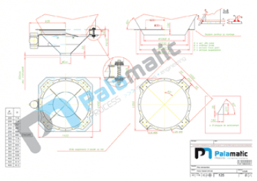 Bin activator drawing - Bulk material and powder handling 