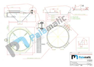 Bin activator drawing - Bulk material and powder handling 