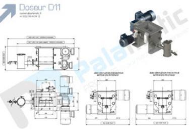 Screw feeder D11 drawing