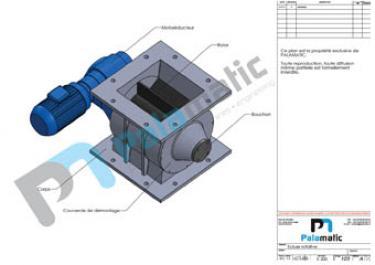 Drop through rotary valve E200
