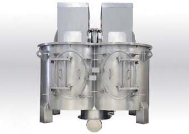 Belt vertical mixer