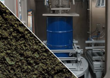Emptying of toxic powder