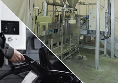 Ensacheuse sacs pour la fabrication de batteries