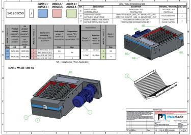Lump breaker layout EC50 mini