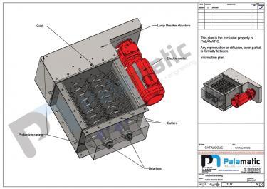 Lump breaker layout EC70 mini