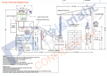 Automatic sack discharging system Minislit 