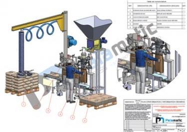 Bag filling station