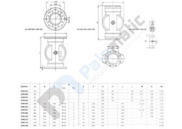 Pinch valve layout