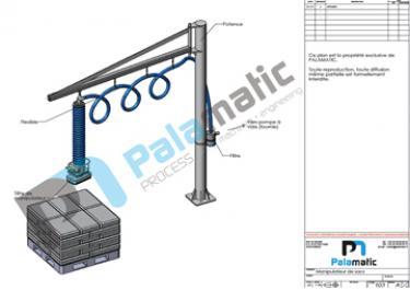 Sack tube lifter