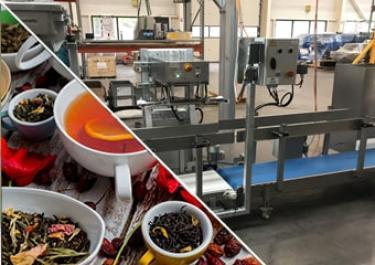 bagging-station-packing-spice-mixtures Bagging station for packing spice mixtures