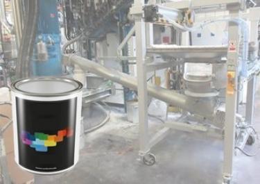 Calcium carbonate loading Bulk bag discharge station