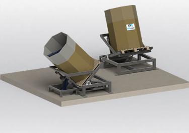 octabin discharger bulk handling