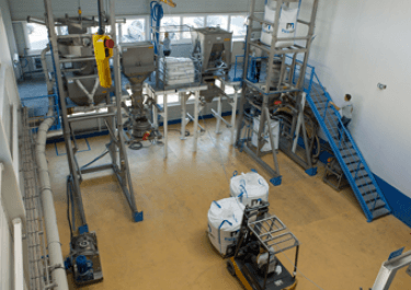 palamatic process test plant industrial scale