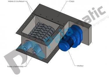 EC35 industrial lump breaker - Bulk material and powder handling 