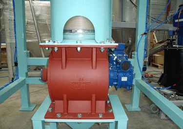 rotary valve bulk materials handling