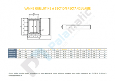 Slide valve drawing - Bulk material and powder handling 