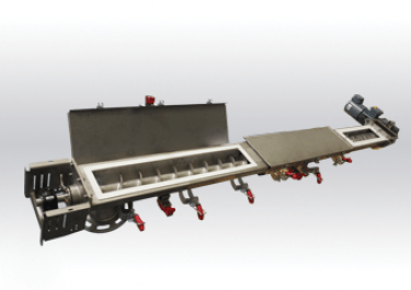 Trough screw conveyor - Bulk and powder handling