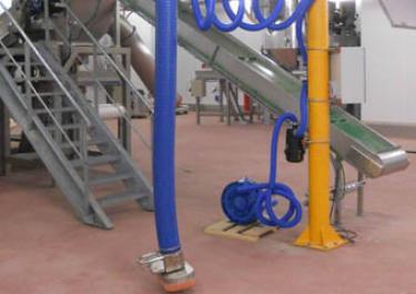 Automatic sack discharging - Bulk handling 