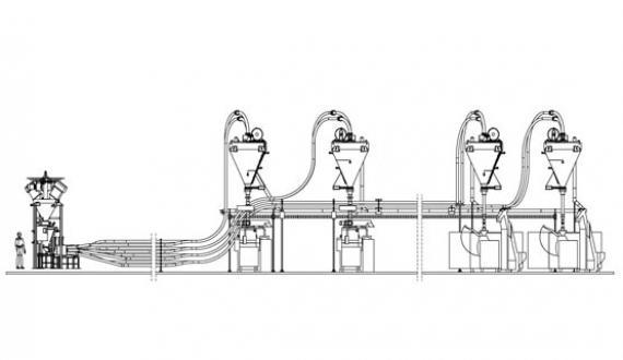 bulk powder pneumatic conveyor palamatic process