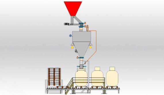 Conditionnement de sucre en big bag