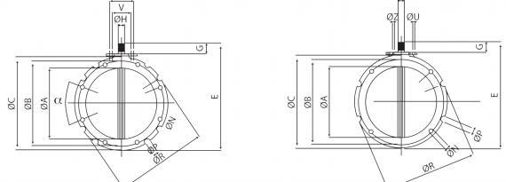 Butterfly valve - Bulk material and powder handling 