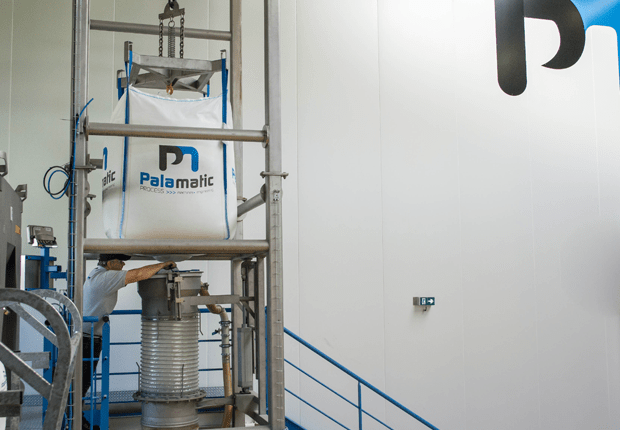 big bag discharging application palamatic process