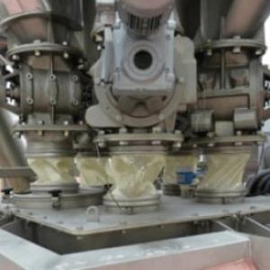 Drop through rotary valve powder handling Palamatic Process