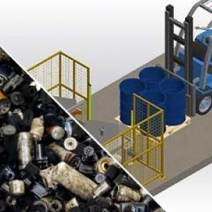 Oil filter recycling