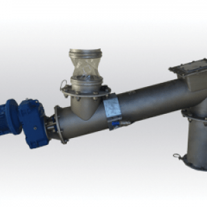 tubular screw under silo powder processing