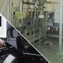 Ensacheuse sacs pour la fabrication de batteries