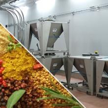 Production line for spices