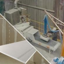 Opening of bags of plaster