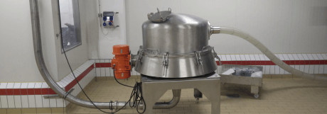 centrifugal screener on pneumatic conveying linge palamatic process