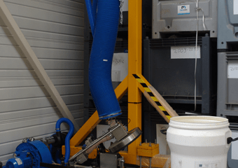 drum filling system powder bulk handling drum manipulator Drum filling - Bulk materials