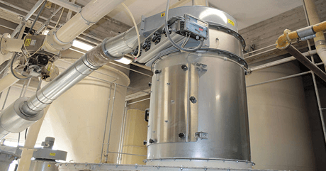 dust collector silo palamatic process