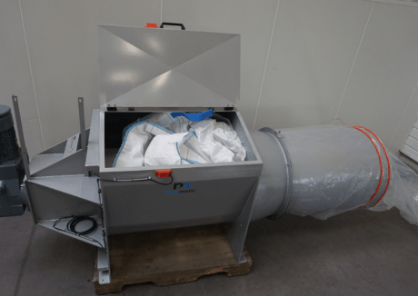 empty big bag industrial compactor