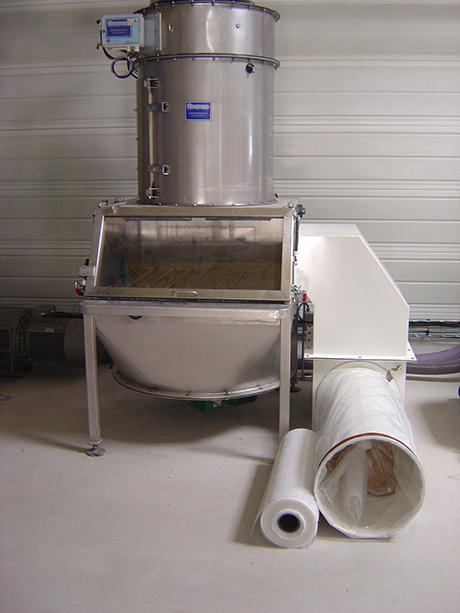 empty sacks compactor polyethylene sheath