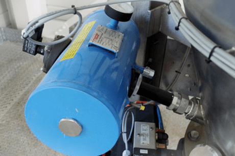 air cannon bulk material flowing