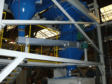 auger screw bulk material handling