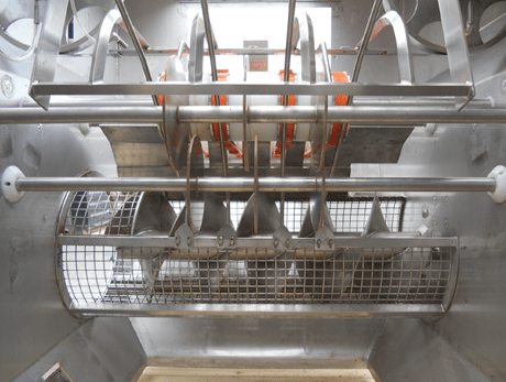 automatic sack discharging minislit bulk materials