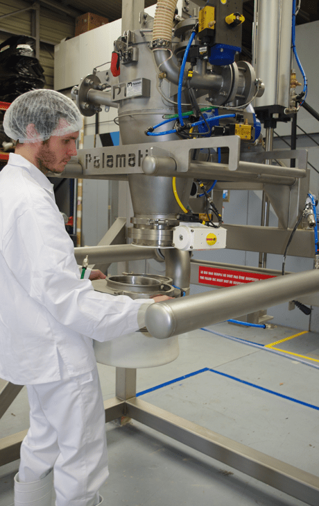 big bag conditioner bulk processing palamatic process