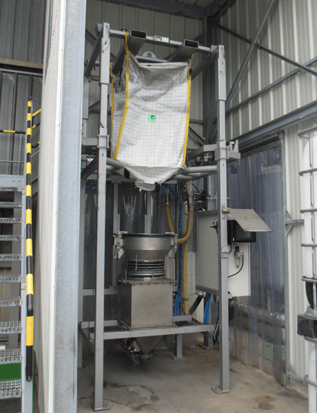 big bag discharge telescopic tube