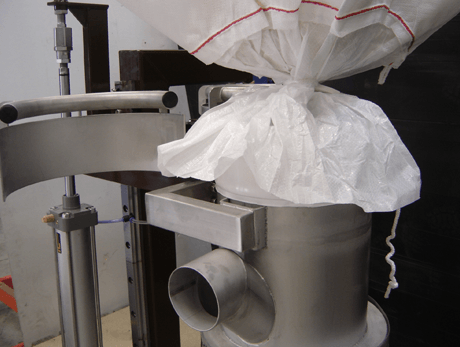 big bag discharger rubber