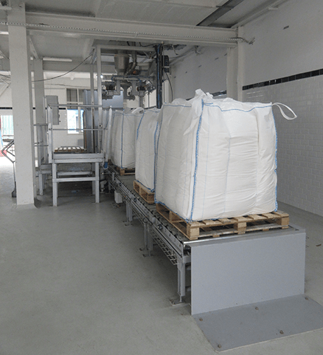 big bag filling automatic process line