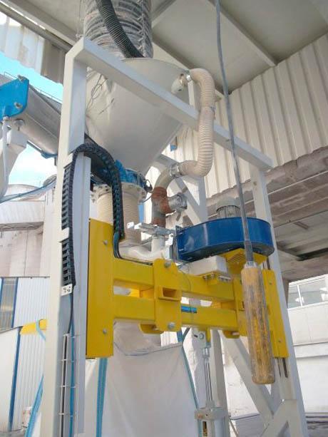 big bag filling raw material packaging line