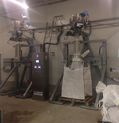 big bag filling vacuum pneumatic conveying