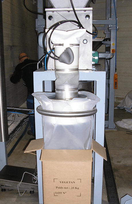 box filling bulk material handling