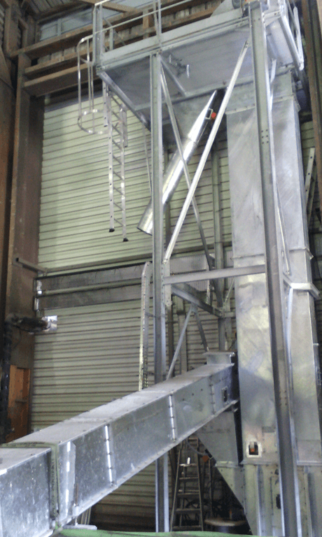 bucket elevator bulk material handling