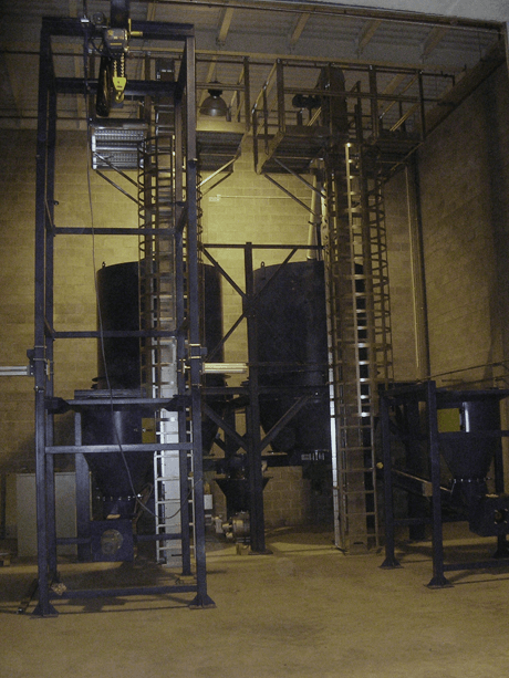 bucket elevator mechanical conveying powders