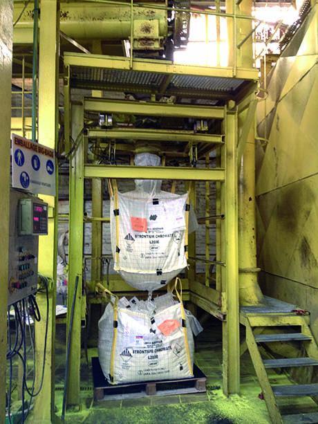 bulk bag filling storage